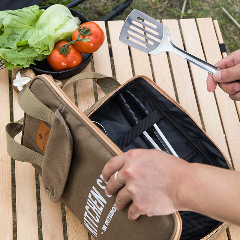 Camping Cooking Unit - Набор походной кухонной утвари из 8
