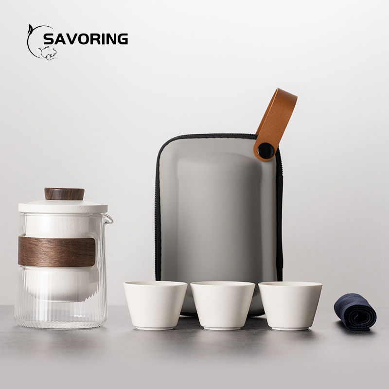 Camping Cooking Accessories - Простой китайский керамический чайный сервиз, 1
