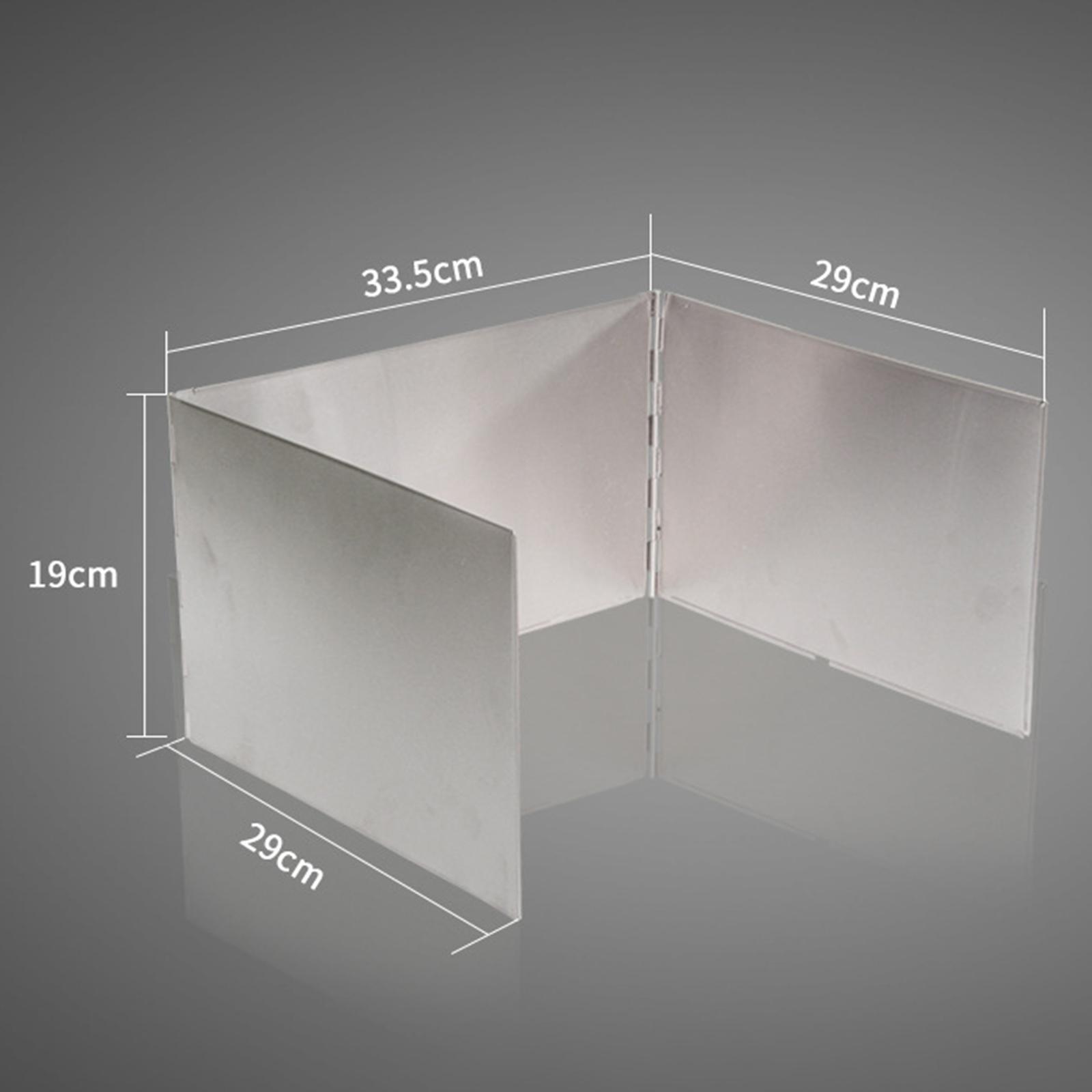 Camping Cooking Wind Blocker - Портативный складной ветрозащитный экран для походной