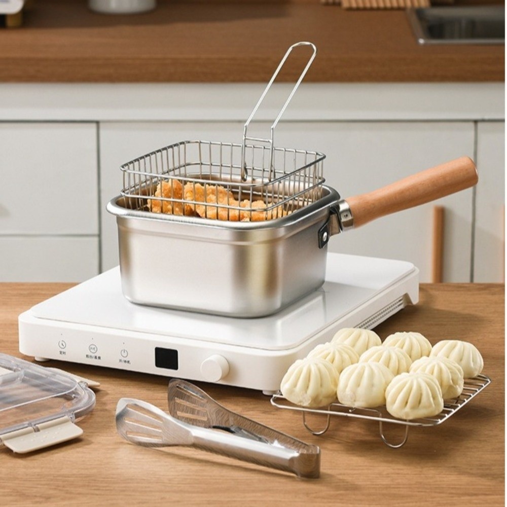 Camping Cooking Set Large - Портативная сковорода из нержавеющей стали квадратной