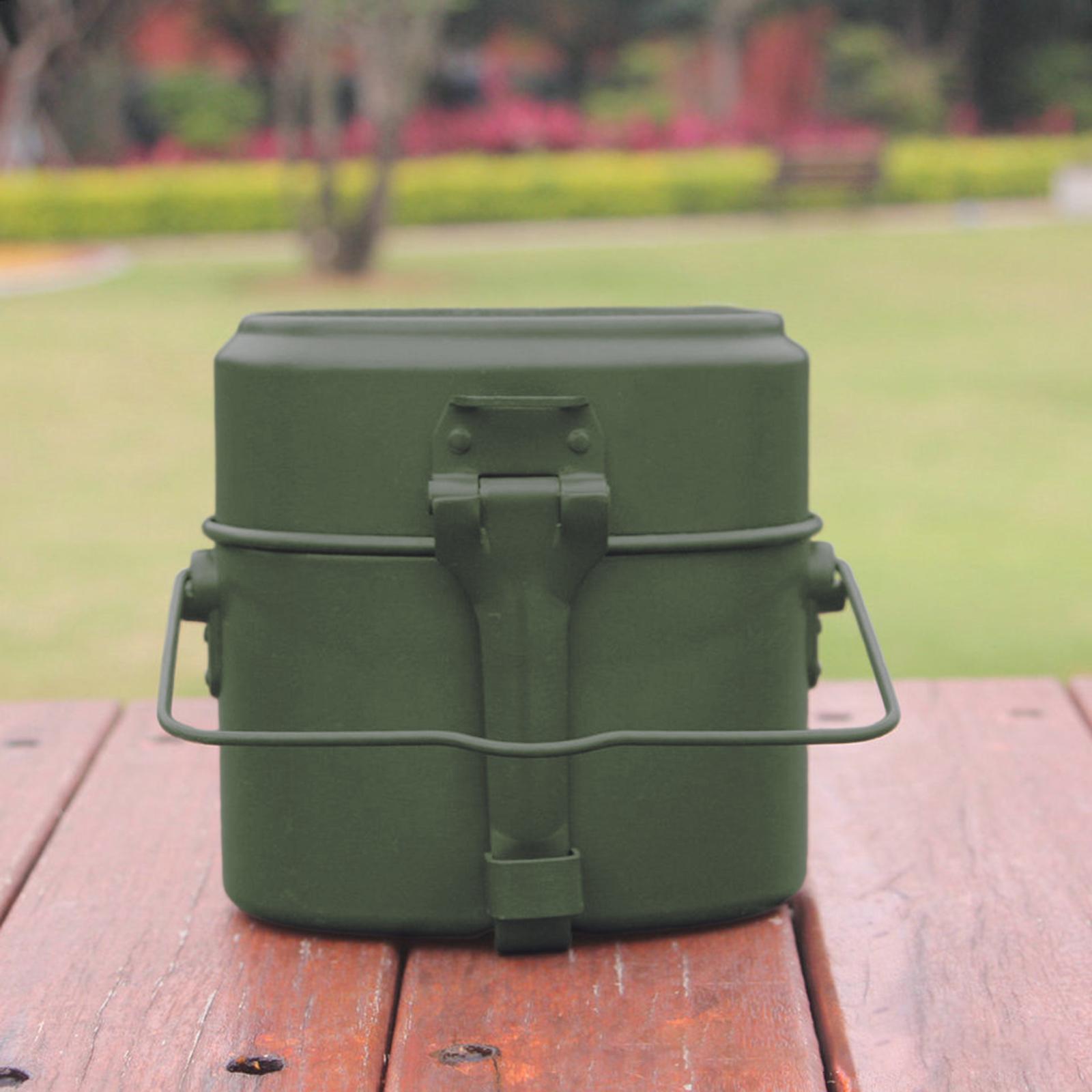 Camping Cooking Kit Box - Набор походной посуды: алюминиевый термоконтейнер для