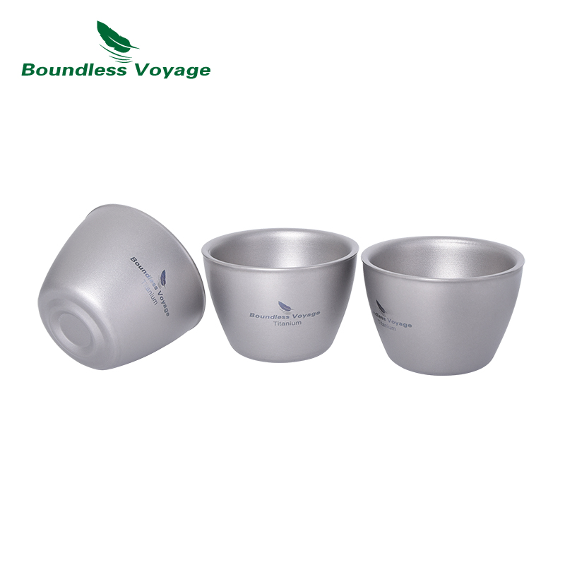 Mess Kit Titanium - Титановые чайные чашки Boundless Voyage, 40