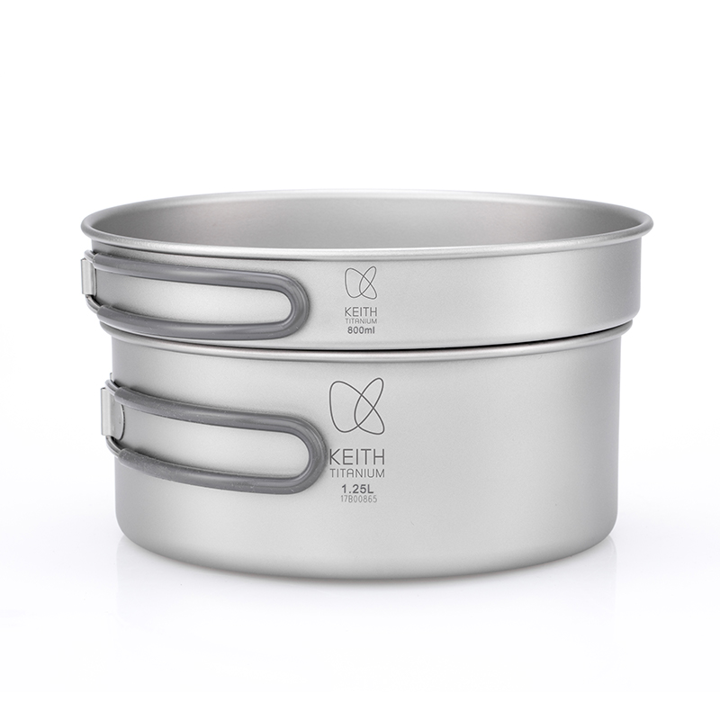 Mess Kit Titanium - Набор походной посуды KEITH из чистого
