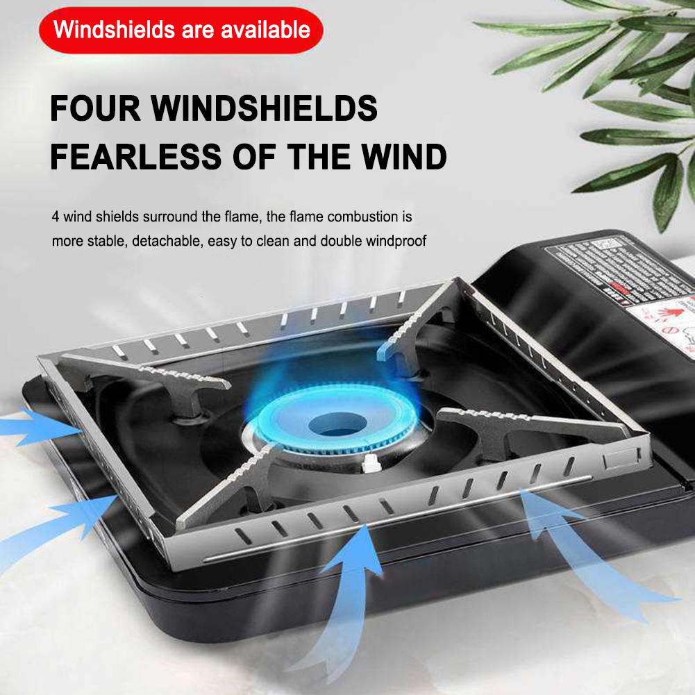 Camping Cooking Wind Blocker - Съемный ветрозащитный экран для кемпинговой печи,