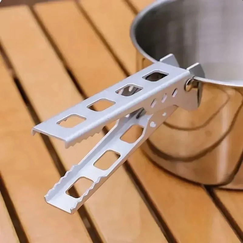 Camping Cooking Utensil Holder - Уличный алюминиевый термостойкий зажим-держатель для посуды,
