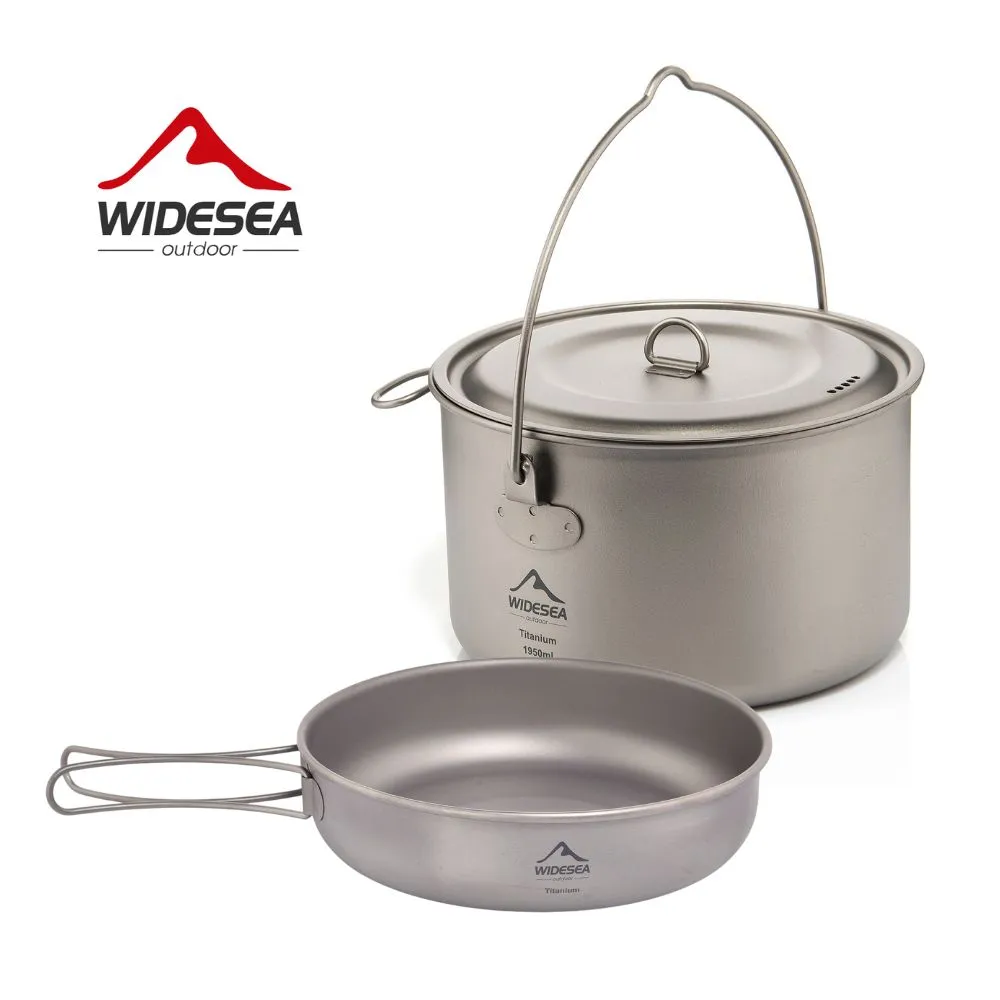 Camping Cooking Set Large - Коллекция AliExpress Widesea походная посуда титановый