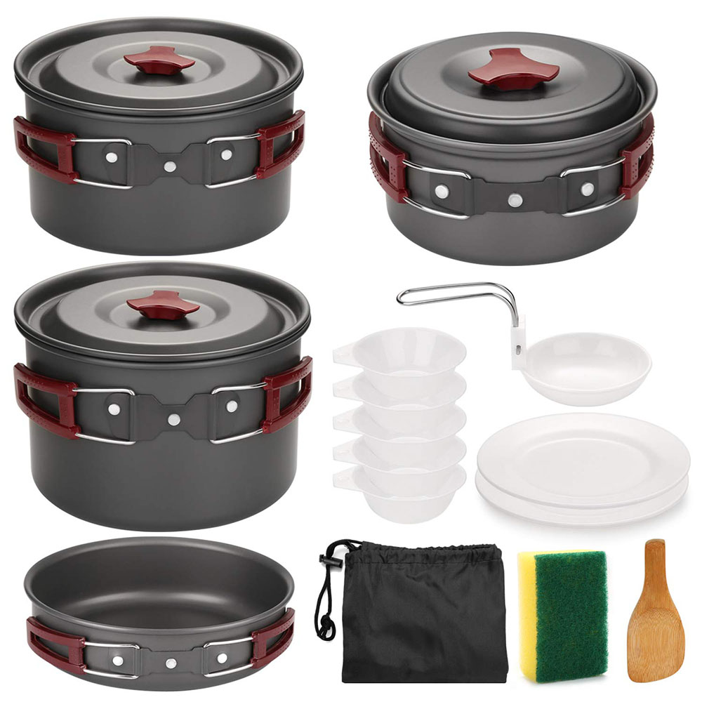 Camping Cooking Set Large - Набор посуды для кемпинга на открытом