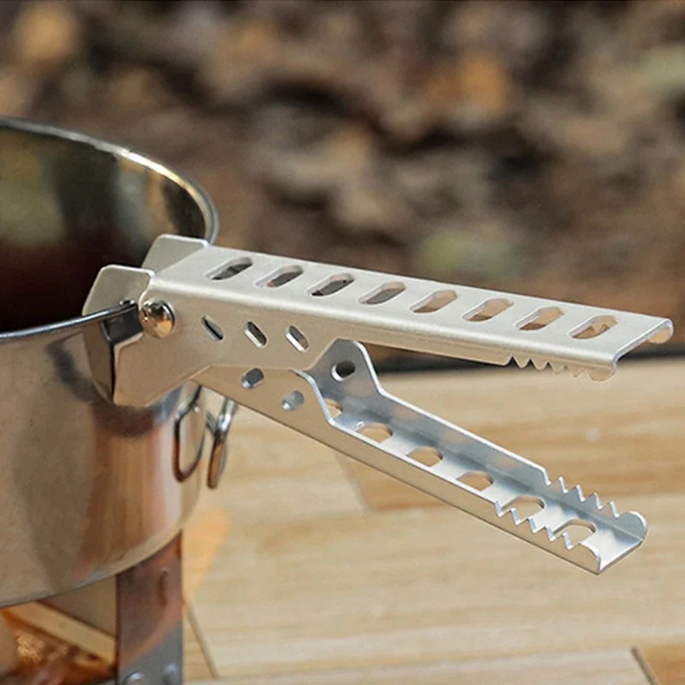 Camping Cooking Utensil Holder - Алюминиевый зажим из сплава с защитой