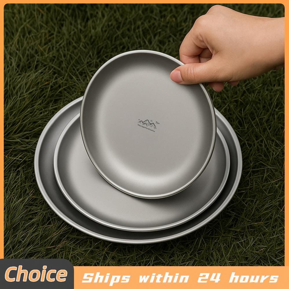 Mess Kit Titanium - Портативная титановая тарелка из нержавеющей стали