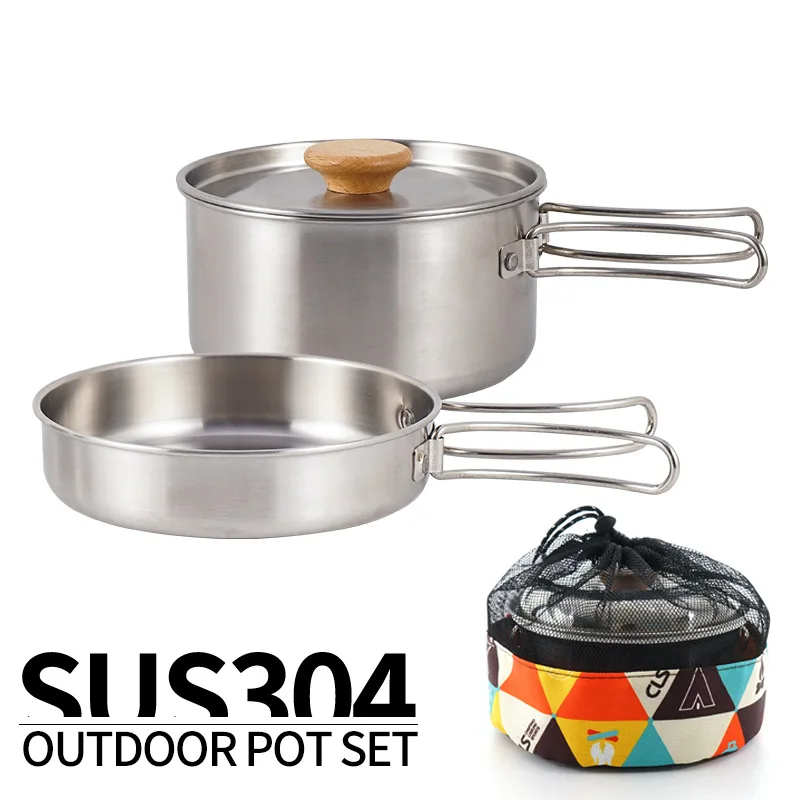 Camping Cooking Kit Box - Набор складной посуды для улицы, кастрюля