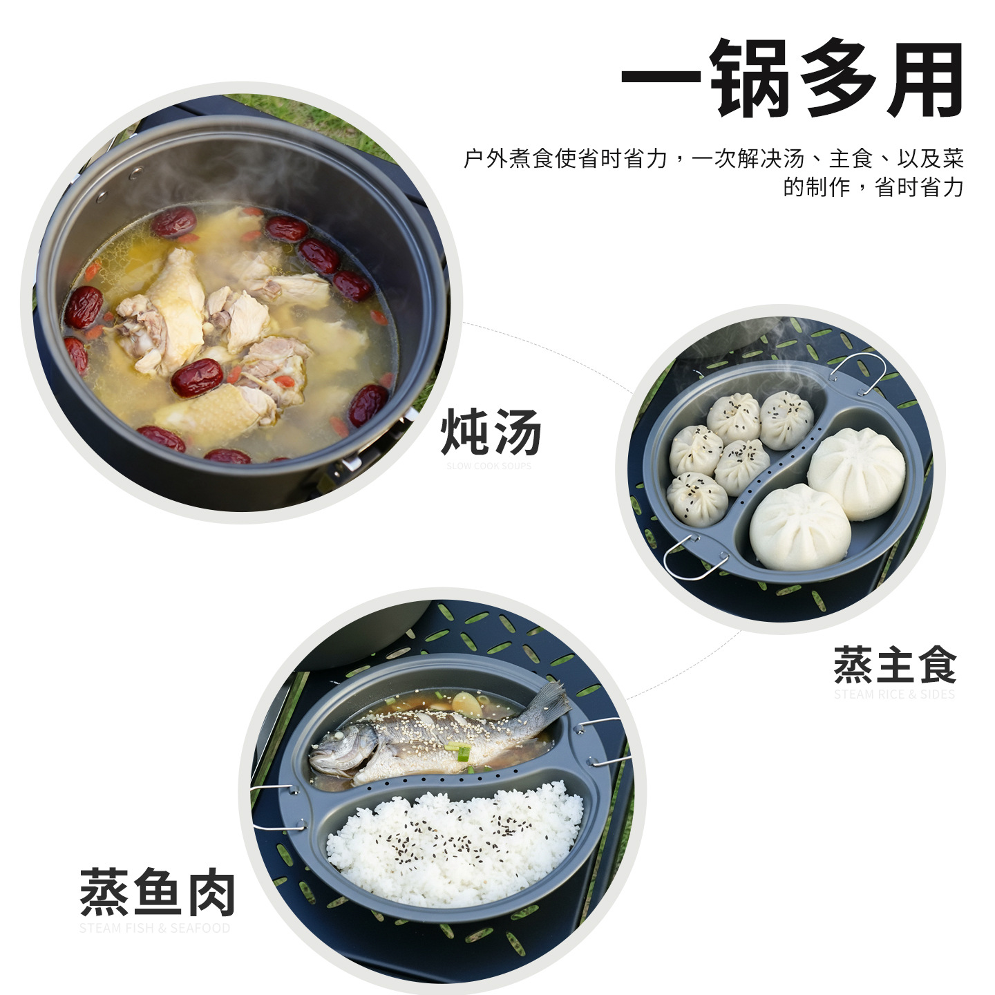 Набор для приготовления пищи н – обзор и цена Camping Cooking Set Large