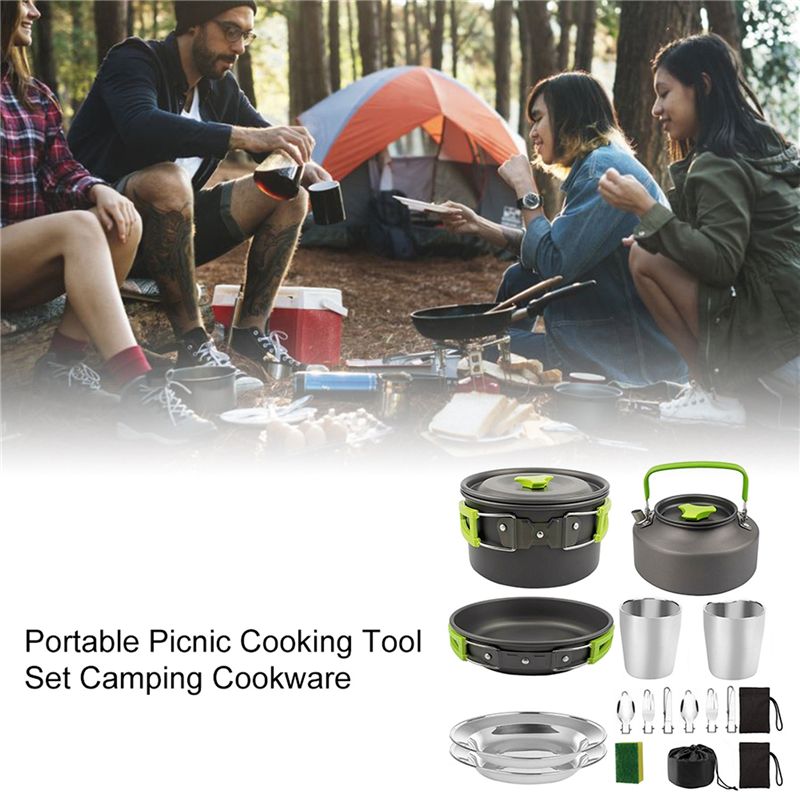 【КУПАТЕЛИ】Посуда для кемпинга, – обзор и цена Camping Cooking Accessories