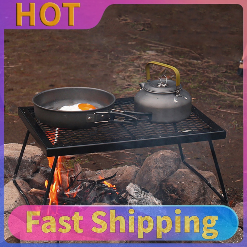Складная решетка для гриля над – обзор и цена Camping Cooking Over Fire