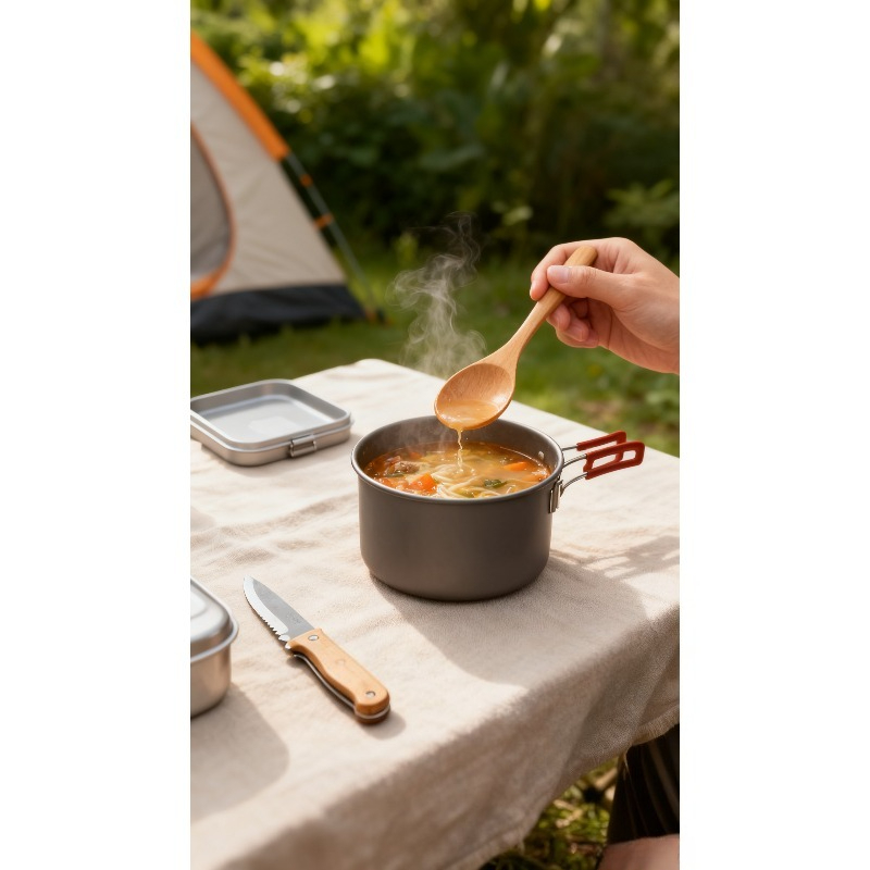 Японская деревянная ложка для  – обзор и цена Japanese Camping Cooking