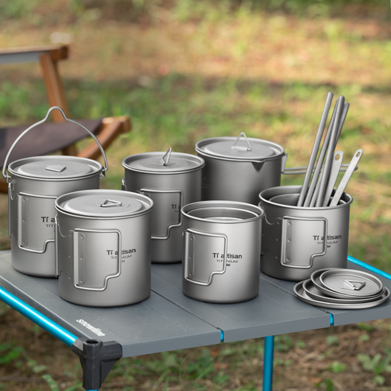 Tiartisan уличная титановая ле – обзор и цена Mess Kit Titanium
