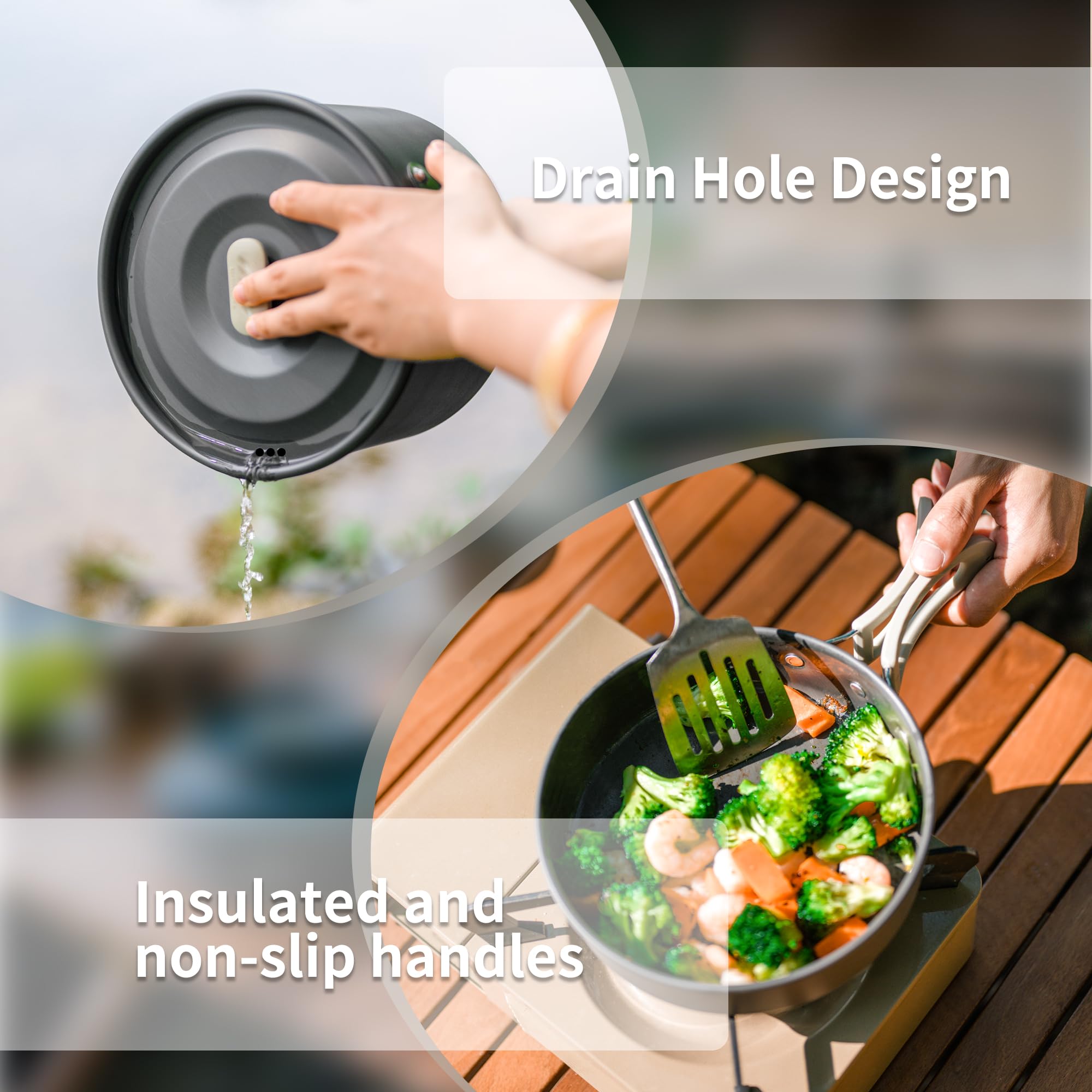 Походный набор для приготовлен – обзор и цена Camping Cooking Set Large