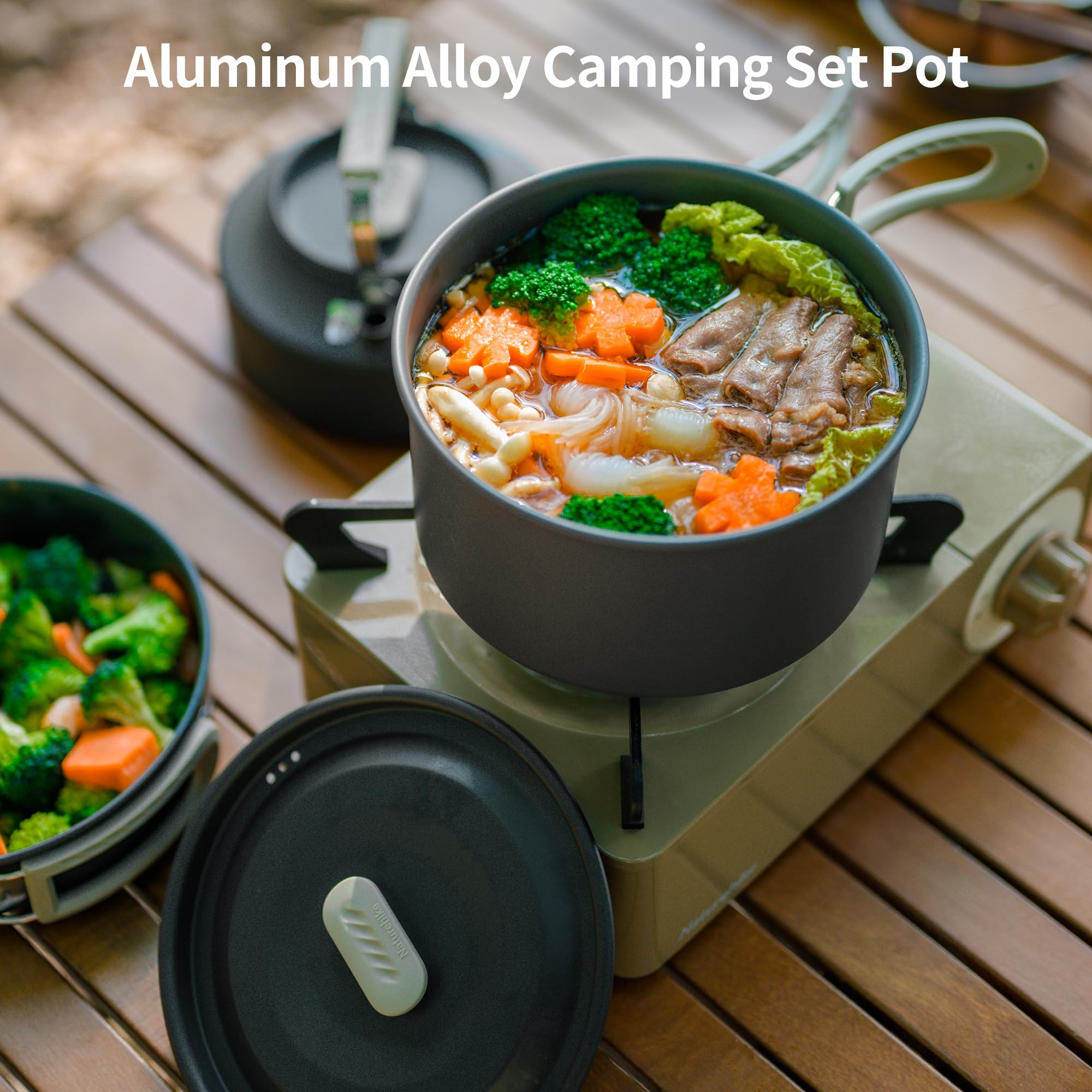 Походный набор для приготовлен – обзор и цена Camping Cooking Set Large