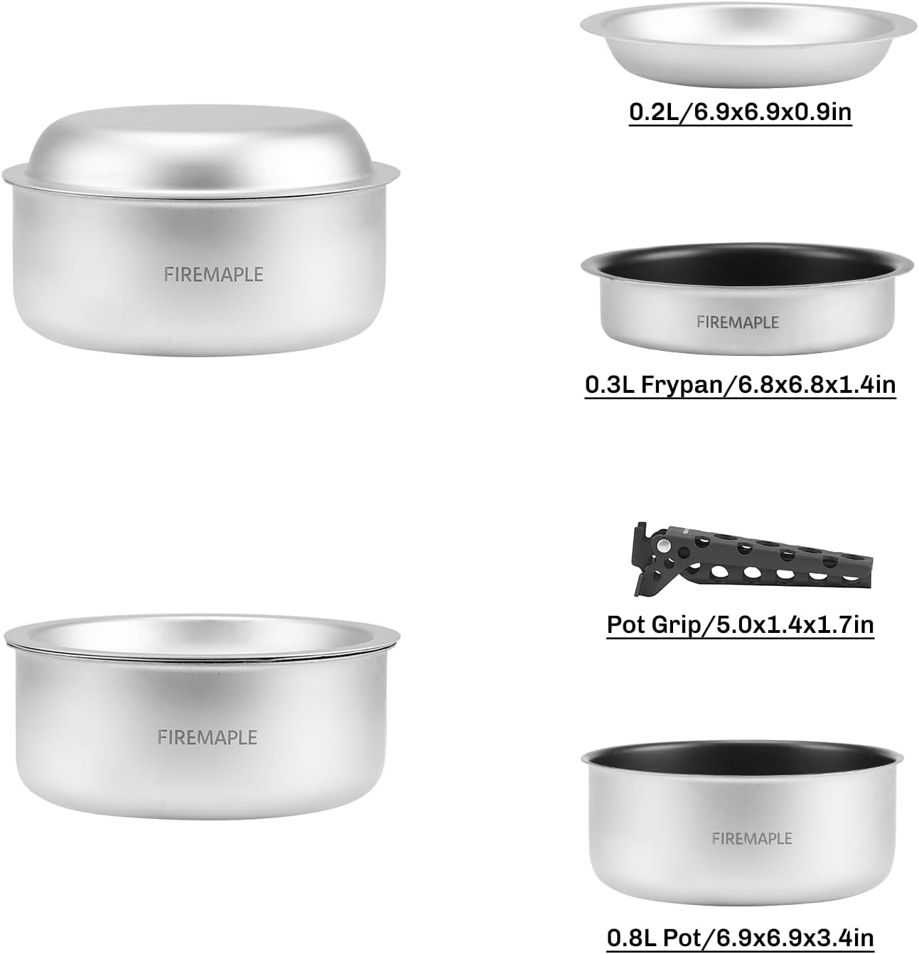 Fire-Maple Frost Ультралегкая  – обзор и цена Mess Kit Titanium