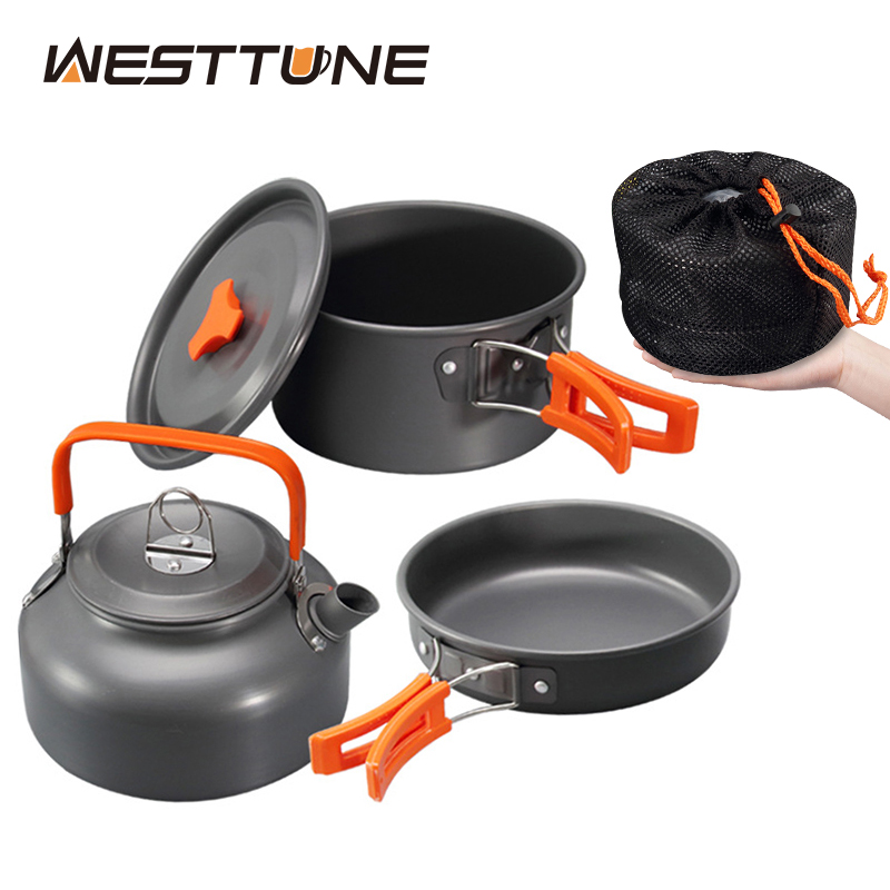 WESTTUNE набор посуды для кемп – обзор и цена Camping Cooking Unit