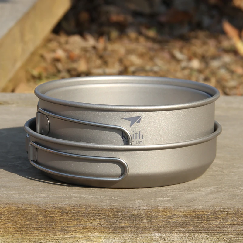 Keith 3 шт. титановая посуда,  – обзор и цена Camping Cooking Unit