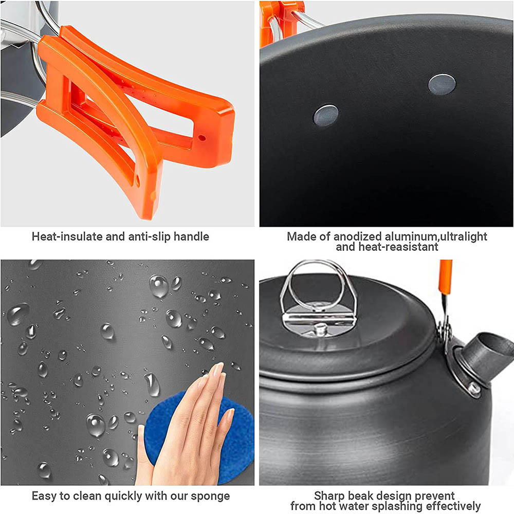 1 шт./1 компл., набор посуды д – обзор и цена Camping Cooking Unit