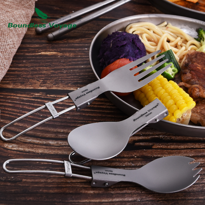 Титановые столовые приборы Bou – обзор и цена Mess Kit Titanium