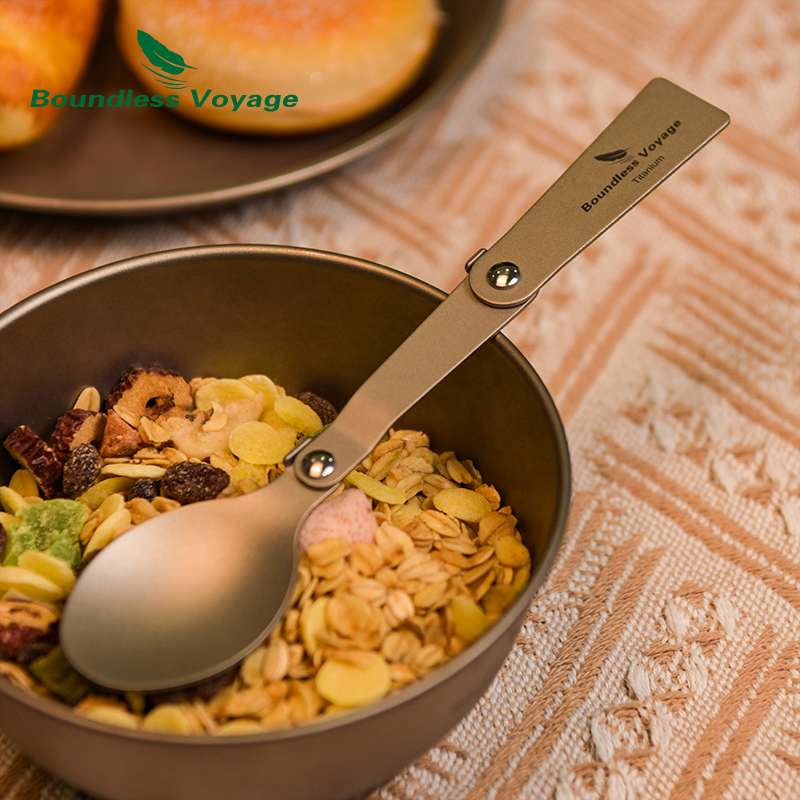 Титановые столовые приборы Bou – обзор и цена Mess Kit Titanium