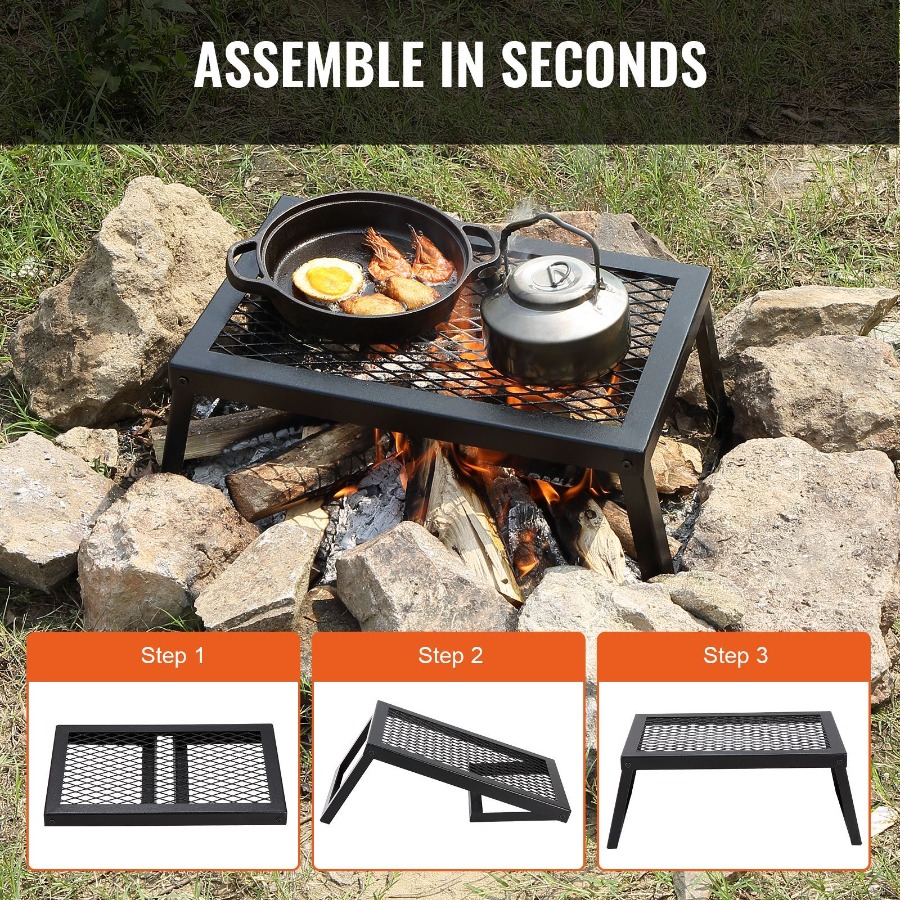 Складной гриль для костра из п – обзор и цена Camping Cooking Over Fire