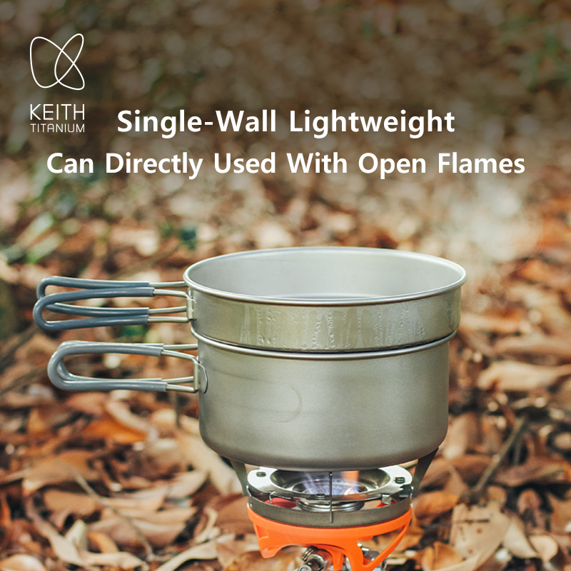 Набор походной посуды KEITH из – обзор и цена Mess Kit Titanium