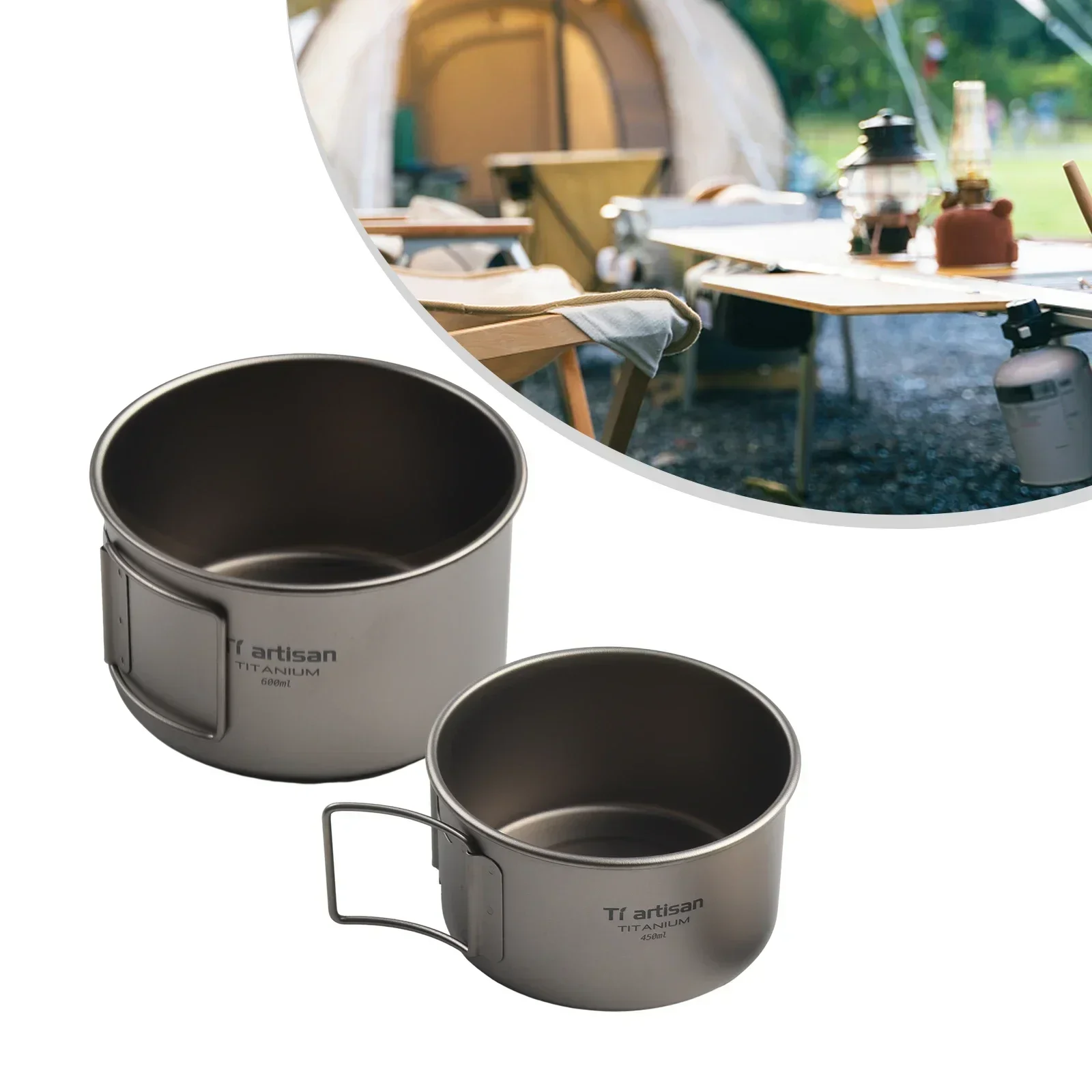 Титановая миска со складной ру – обзор и цена Mess Kit Titanium