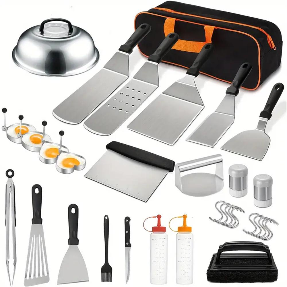 Набор из 33 предметов для грил – обзор и цена Camping Cooking Set Large