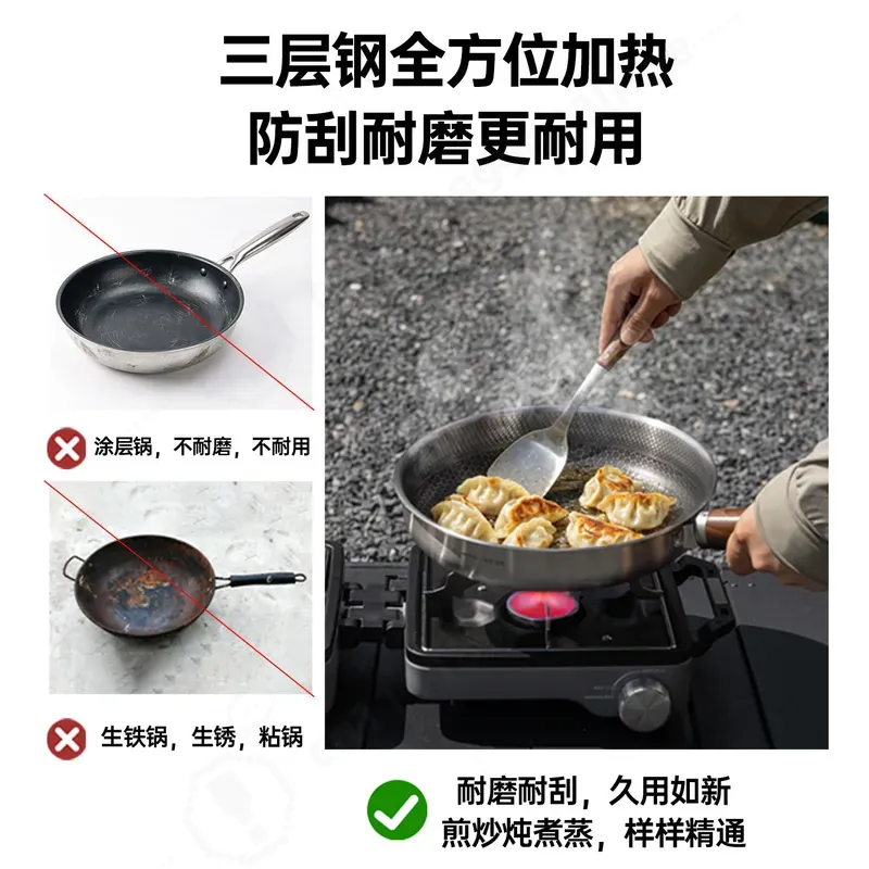 Набор походной посуды из утолщ – обзор и цена Camping Cooking Set Large