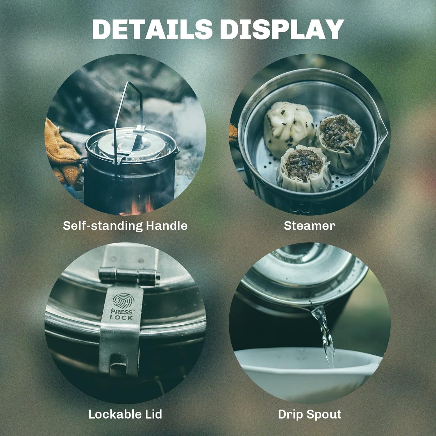 Пожарная кастрюля из нержавеющ – обзор и цена Camping Cooking Unit