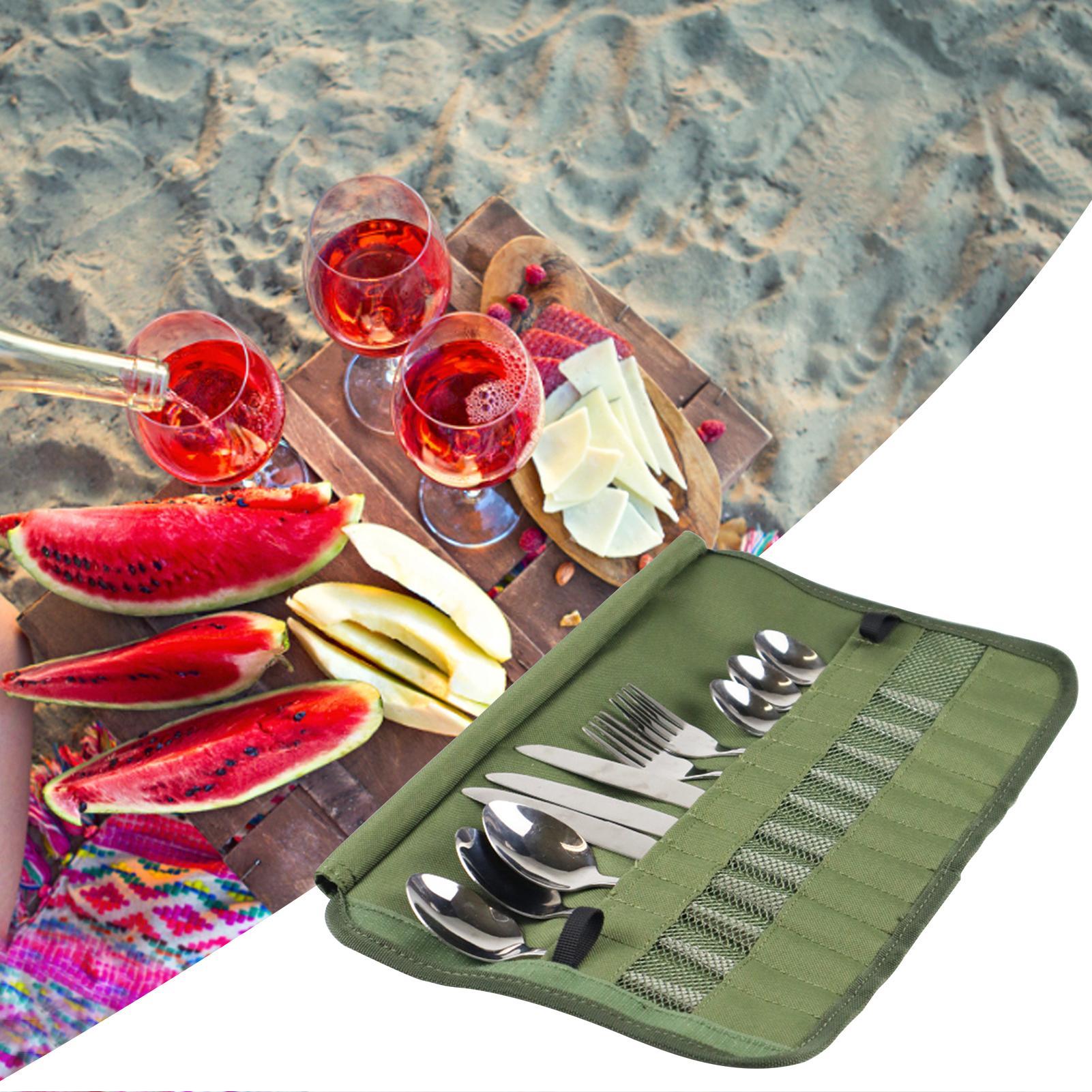 Сумка-органайзер для походной  – обзор и цена Camping Cooking Utensil Holder