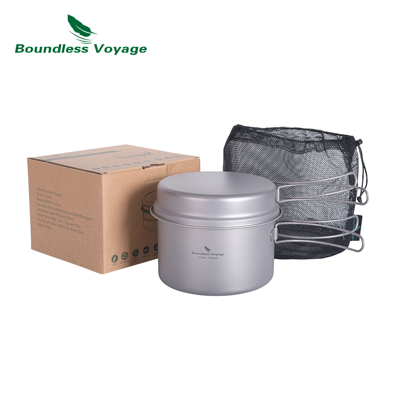 Титановая кастрюля Boundless V – обзор и цена Camping Cooking Set Large