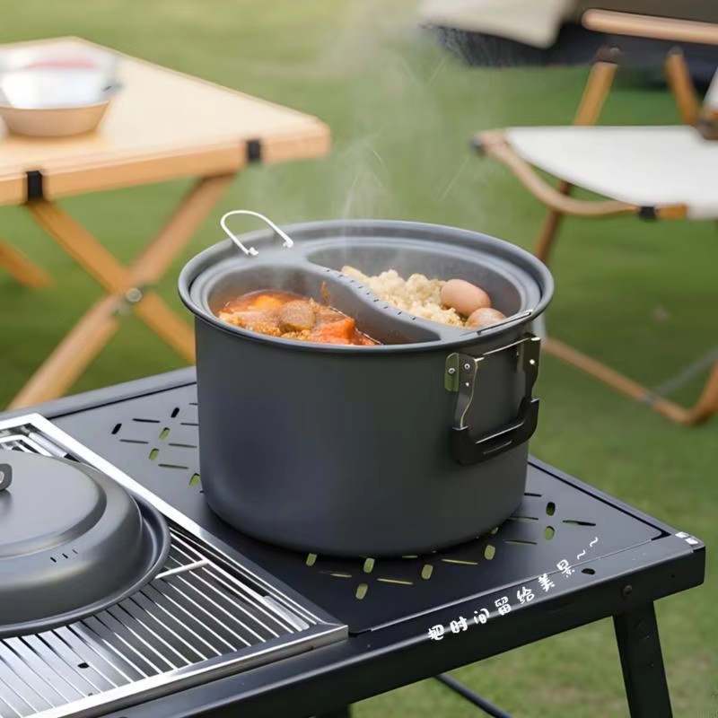 Набор походной посуды из алюми – обзор и цена Camping Cooking Set Large