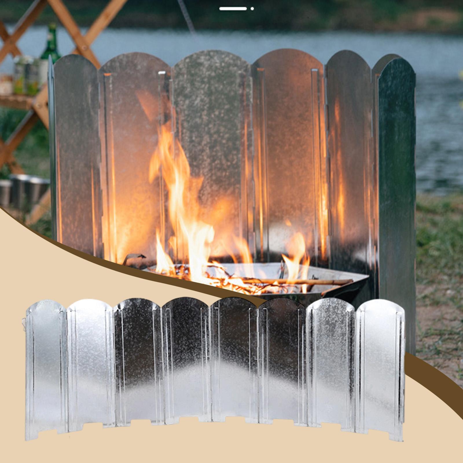 Портативный складной ветрозащи – обзор и цена Camping Cooking Wind Blocker