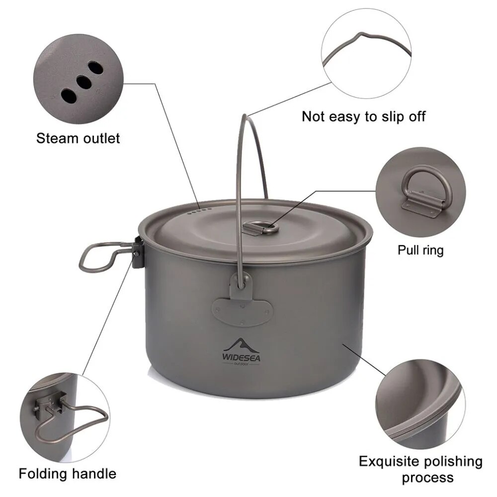 Коллекция AliExpress Widesea п – обзор и цена Camping Cooking Set Large