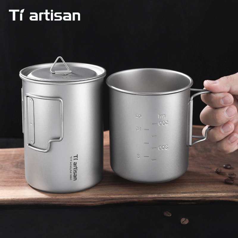 Титановая складная кружка Tiar – обзор и цена Mess Kit Titanium