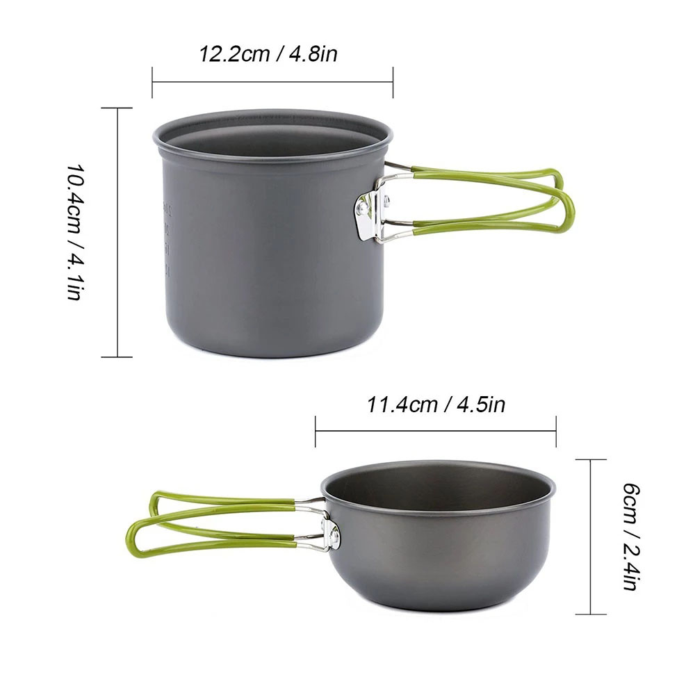 Набор посуды для кемпинга с пл – обзор и цена Camping Cooking Unit